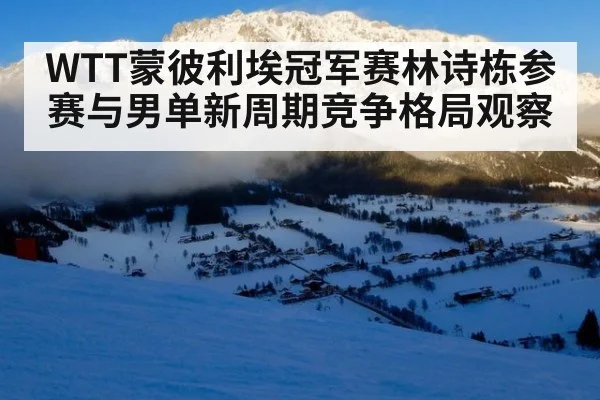 WTT蒙彼利埃冠军赛林诗栋参赛与男单新周期竞争格局观察